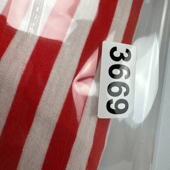 Boden Top Womens Large Red Striped Long Sleeve Ruffle Collar Preppy Nautical - Picture 12 of 12